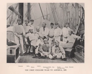 Det første engelske crickethold til at turnere Amerika, 1859 1912