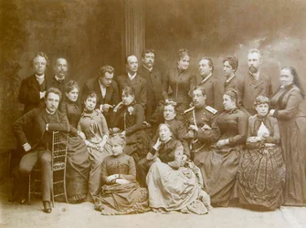 Den første dramatiske teatergruppe i Warszawa, 1866