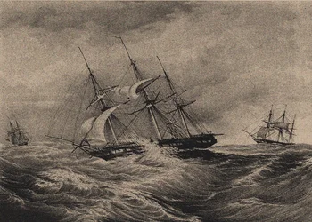 Fregatten Kreiser og slupen Ladoga ved Amerikas kyst 1823, 1900-1910