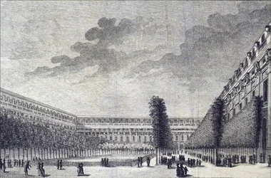 Haverne i Palais Royal i Paris.