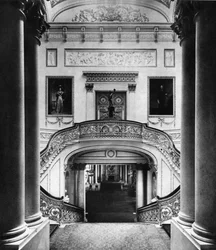 Den store trappe i Buckingham Palace, London, 1935