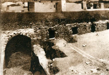 Den store terrasse på criptoportico, Pompeji, Italien, c1900-tallet
