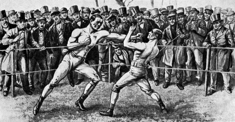 Den sidste kamp med bare kno, Farnborough, Hampshire, 17. april 1860 1951