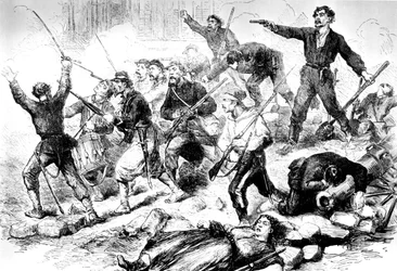 Kommunardernes sidste slag maj 1871, Pariserkommunen
