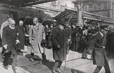 Det sidste øjebliksbillede af kong Edward, 1910.
