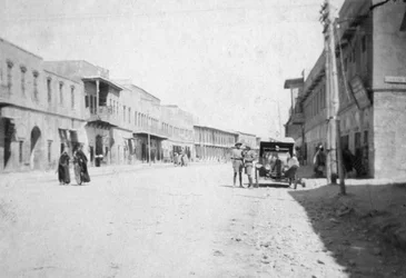 Hovedgaden i Mosul, Irak, c1910