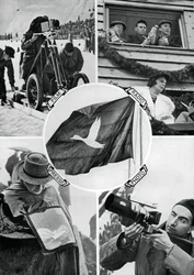 Medierne i aktion, Vinter-OL, Garmisch-Partenkirchen, Tyskland, 1936