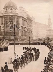 Den bevægende enkelthed af kong Georges sidste rejse gennem London, 1936