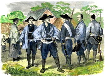 Den nye afgift af japansk infanteri, 1800-tallet