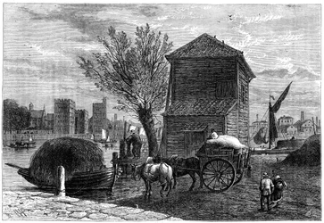 Den gamle Horseferry, London, c1800 1891