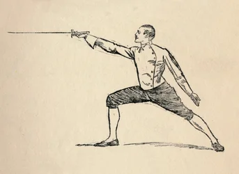 Tredje stilling - Fægtning, 1912
