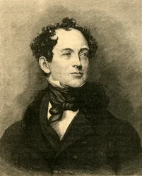 Thomas Moore, irsk digter og biograf over Lord Byron, ca. 1829, ca. 1890
