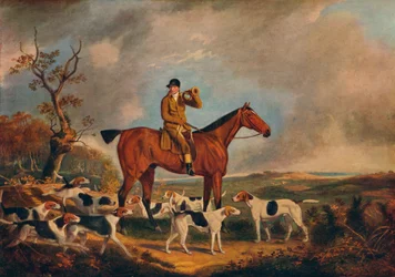 Thomas Oldaker om Pickle with his Hounds, c1800-tallet, 1922