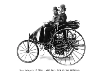 Trehjulet Benz bil, 1886