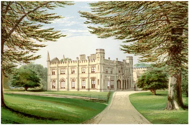 Thrybergh Park, Yorkshire, hjemsted for familien Fullerton, c1880