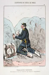 Parisiske Tirailleurs, belejring af Paris, 1870-1871
