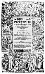 Titelblad til Coverdale Bible, 1535 1926