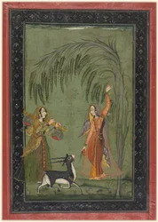 Todi Ragini, fra en Ragamala-serie, ca. 1750-1775.