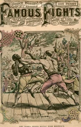 Tom Cribbs andet slag med Molineaux, 1811 slutningen af det 19. eller begyndelsen af det 20. århundrede