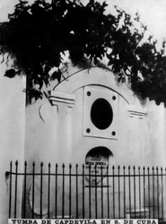 Capdevilas grav i Santiago de Cuba, 1871, 1920