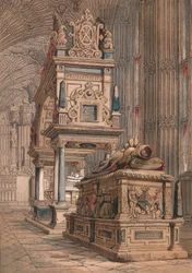 Dronning Elizabeths grav, 1845