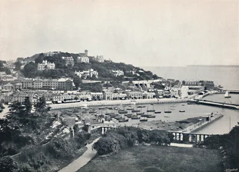 Torquay - Generel udsigt fra Waldron Hill, 1895