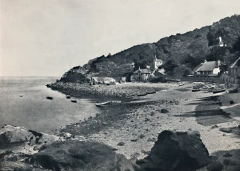 Torquay - The Beach, Babbacombe, 1895