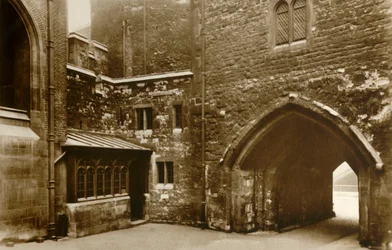 Tower of London. Wakefield Tower, c1910.