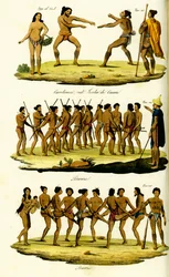 Traditionelle danse fra Caroline Islands, Mikronesien