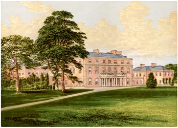 Trafalgar House, Wiltshire, hjemsted for Earl Nelson, c1880