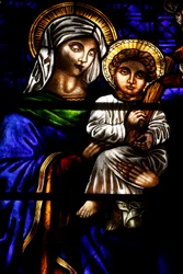 Trinity Church - Virgin Mary and Jesus, New York, USA