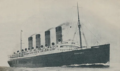 Triumferende i tyve år. Mauretania, bygget i 1907, ca. 1927, 1936