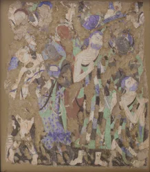 To samlinger, fra hule 224, 4.-6. århundrede.