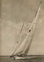 To berømte yachter i en spændende konkurrence, 1936