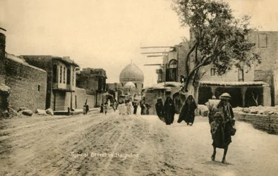 Typisk gade i Bagdad, c1918-c1939.