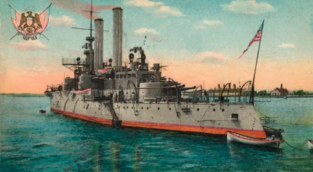 US Battleship Iowa, c1908