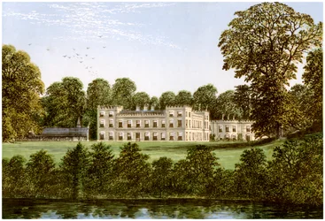 Ugbrooke, Devon, hjemsted for Lord Clifford, c1880