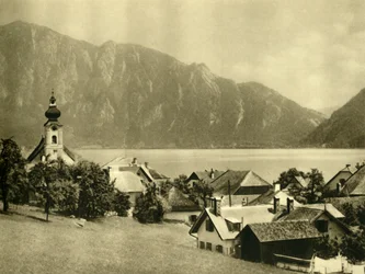Unterach am Attersee, Øvre Østrig, c1935.