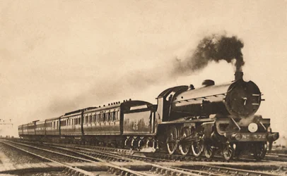 Up West of England Dining Car Express Exeter-London 199 min., begyndelsen af det 20. århundrede.
