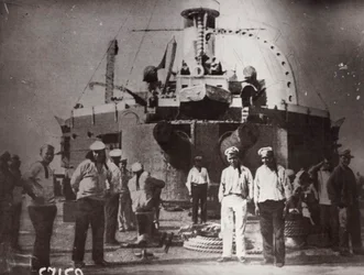 Opstand på slagskibet Potemkin, Constanta, Rumænien, 1905