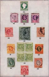 Forskellige frimærker fra Afrika nr. 44-56, c1943, 1944