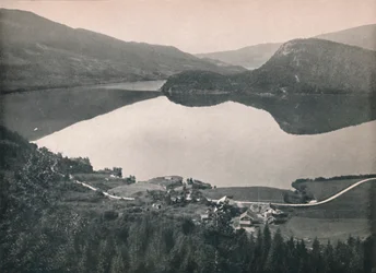 Ved Haverstingtunnelen, Bergensbanen, 1914.