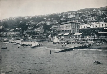 Ventnor - Panorama fra havet, 1895