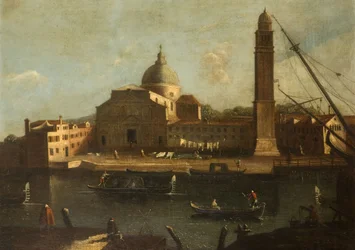 Udsigt over Venedig - Kirken Il Redentore, 1700-1800.