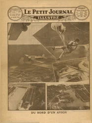 Udsigt fra ombord på et fly, 1931.
