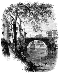 Udsigt i Hartford, Connecticut, c1600-tallet c1880