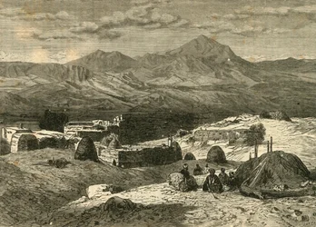 Udsigt i det sydlige Armenien, 1890.