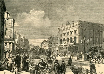 Udsigt i det nye snit, 1878.