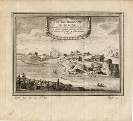 Udsigt over Berezov, ca. 1750
