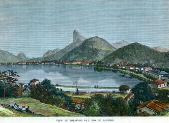 Udsigt over Botafogo Bay, Rio de Janeiro, Brasilien, c1880